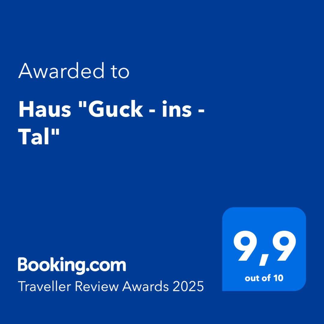 Апартаменты Haus "Guck - Ins - Tal" Засбахвальден Экстерьер фото